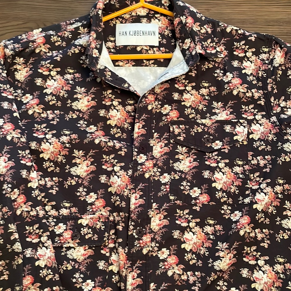 Floral button up from danish designer Han København.